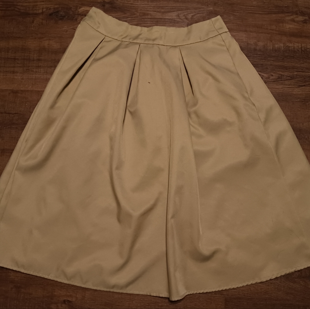 Tan midi yige skirt